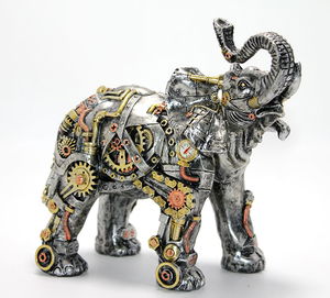 Steampunk Polyester Elephant Figure Alk2452