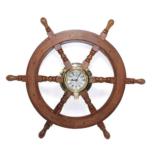 Wall Hanging Clock with Rudder 18 Inc 2142/18