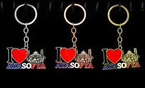 Metal Hagia Sophia Keychain Alk2199