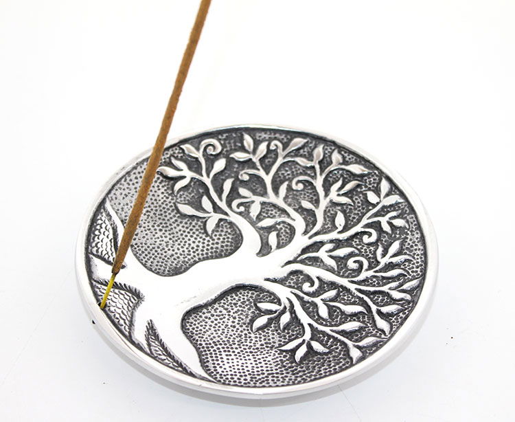 Metal Tree of Life Design Incense Holder Ksk2179