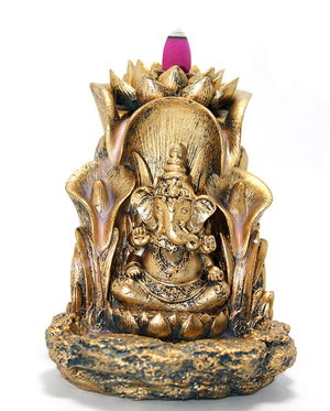 Polyester Ganesha Backflow Incense Burner Alk2360