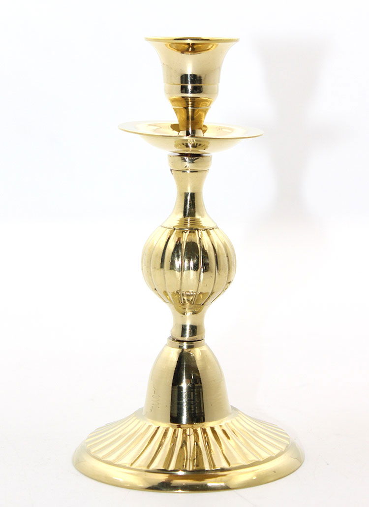 Single Brass Candlestick 4910