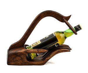 Wooden Hand Wine Rack ST00146