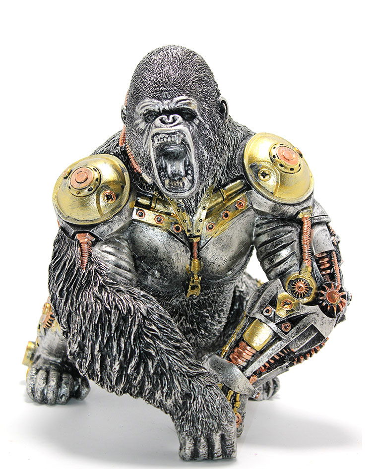 Steampunk Polyester King Kong Figure Alk2457