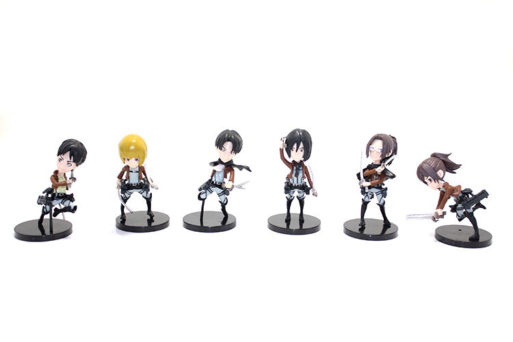 Silicone Anime Figure Set of 6 ALK132