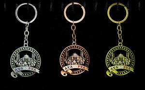 Metal Hagia Sophia Keychain Alk2205