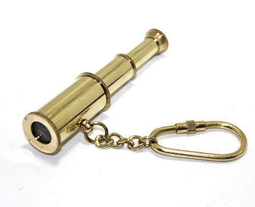 Brass Binocular Keychain 2114A