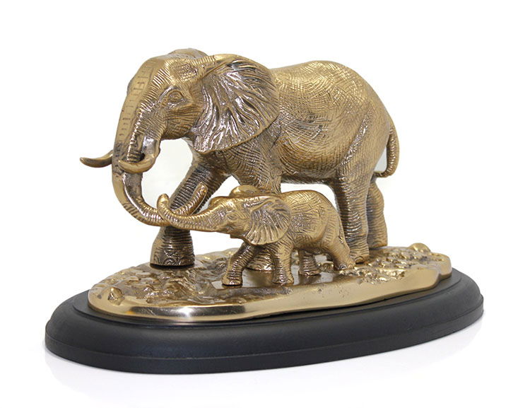 Brass Elephant Trinket NI9521