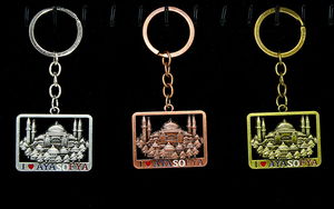 Metal Hagia Sophia Keychain Alk2200