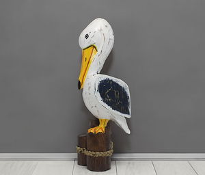 Wooden Pelican 50 Cm Oka-5