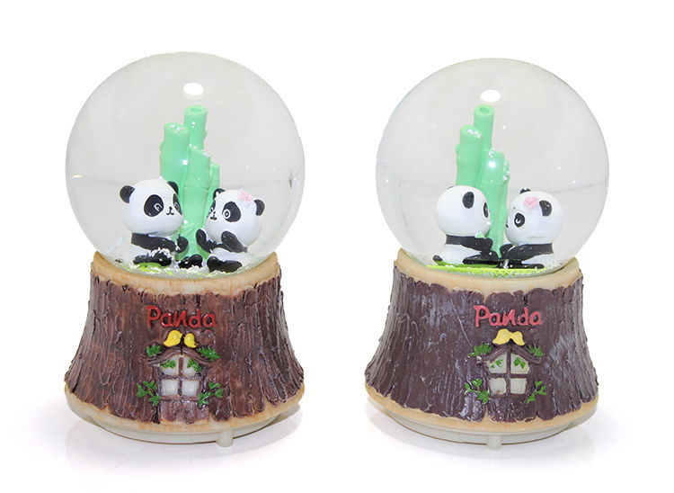 Lighted Musical Spray Snow Globe 16 cm ALK277