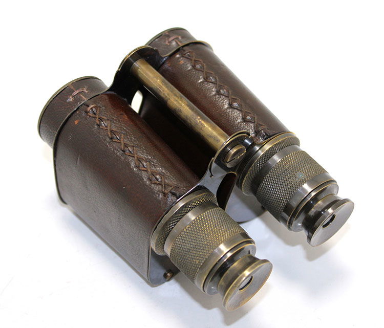 Brass Leather Binoculars KSK80