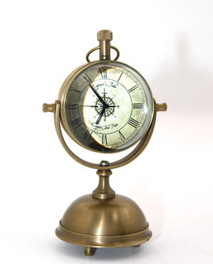 Brass Tabletop Clock NI4386A