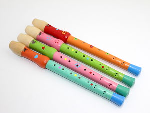 Wooden Colorful Filute Large 93-302