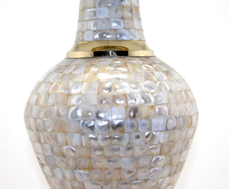 Brass Pearl Vase 35 Cm KSK128