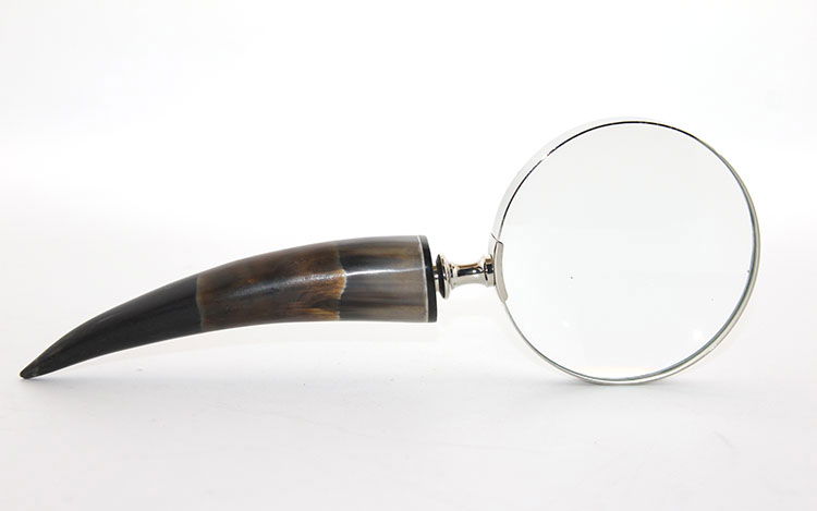 Magnifying Glass with Horn Handle 15522