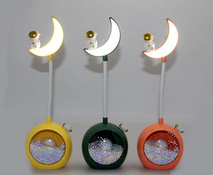 Astrologer Sitting on the Moon Rechargeable Lamp Alk1528