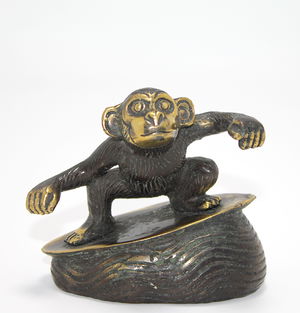 Brass Monkey Figure