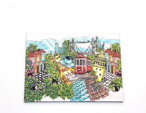 Istanbul Themed Magnet Alk2229