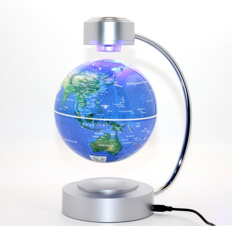 Magnetized Center Rotating World Globe Alk2105