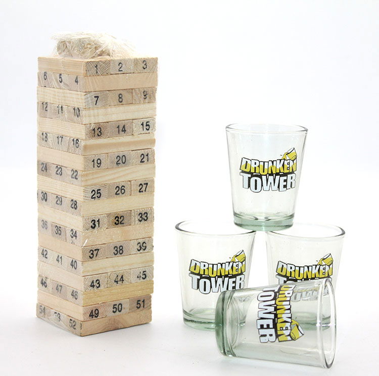 Jenga Shot Glass Game Alk1084