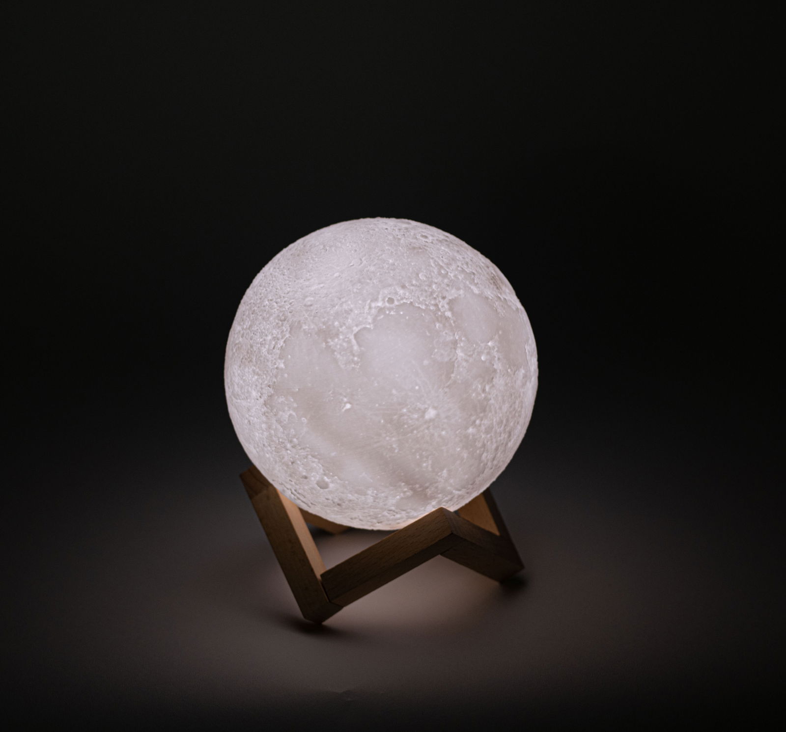 3D Moon Lamp Rechargeable Remote Control 13 Cm 6aly260