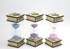 Wooden Led Hourglass Alk2503