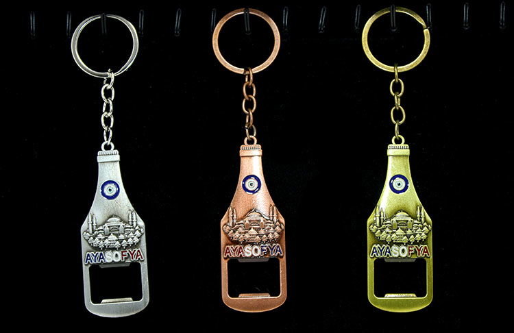 Metal Hagia Sophia Keychain And Opener Alk2198