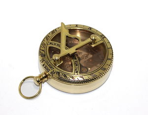 Brass Sundial and Compass Model 7830