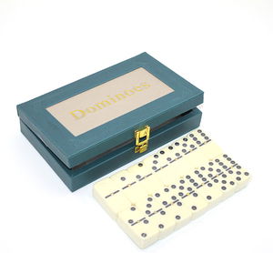 Domino Game with Leather Box Alk1501