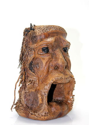 Wooden Decorative Face No:13