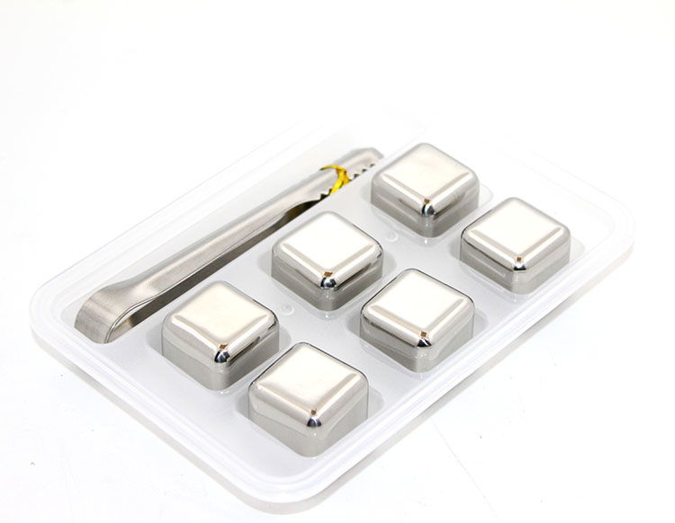 6pcs Stainless Steel Whiskey Stones Alk2244