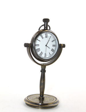 Tabletop Brass Clock 16137