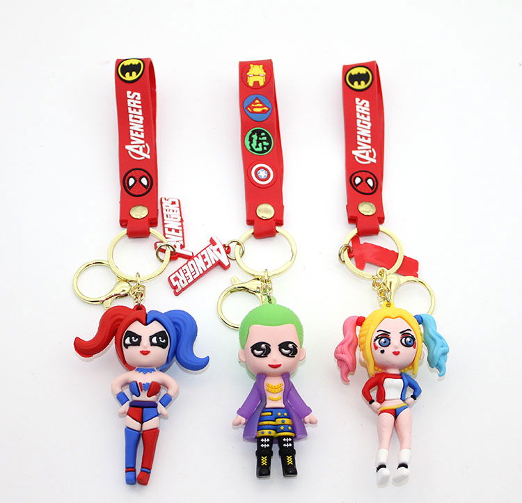 Silicone Anime Figure Keychain Alk1385