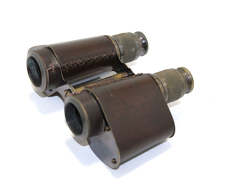 Brass Leather Binoculars KSK80