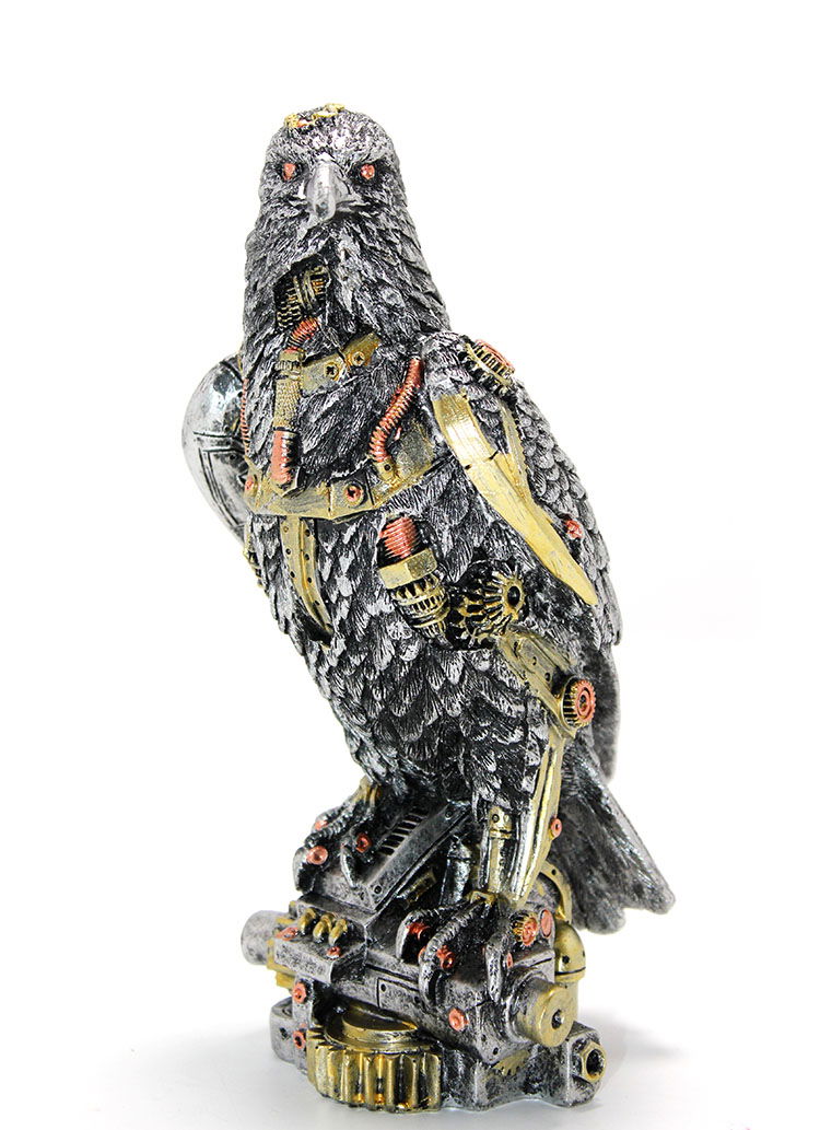 Steampunk Polyester Eagle Figure Alk2461