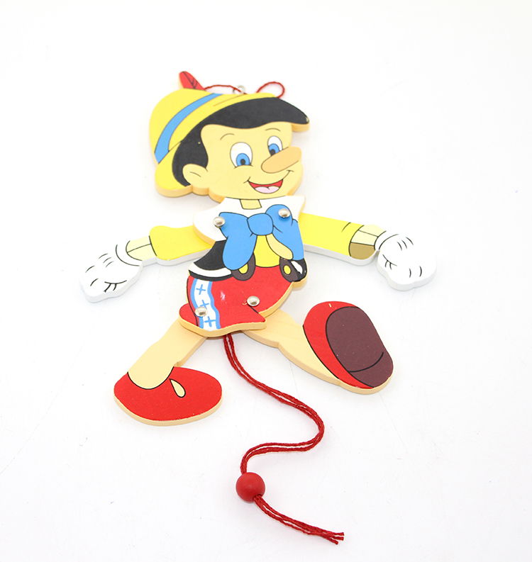 Wooden Released Pinocchio Figure Alk1196