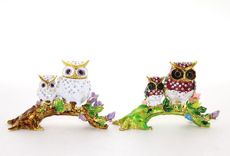 Swaroski 2-Piece Owl on a Branch Alk2026