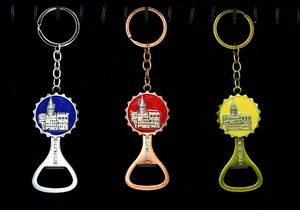 Metal Galata Tower Keychain And Opener Alk2211