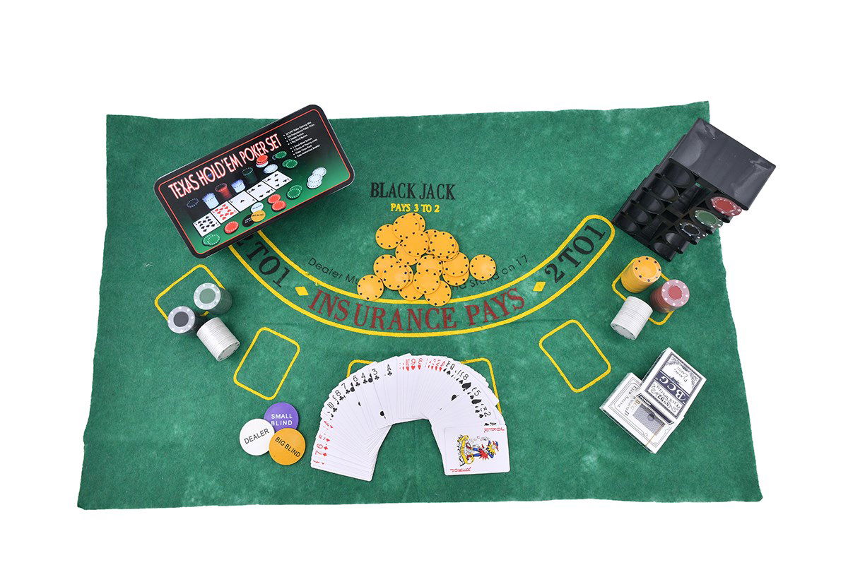 Poker Game With 200 Chips And 2 Sets Of Playing Cards Alk33