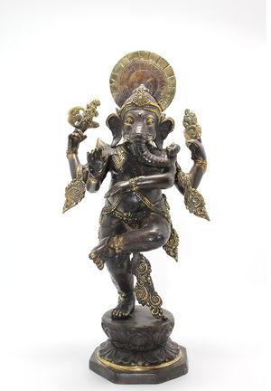 Brass Ganesha Figure