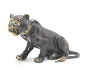 Brass Lion Figure