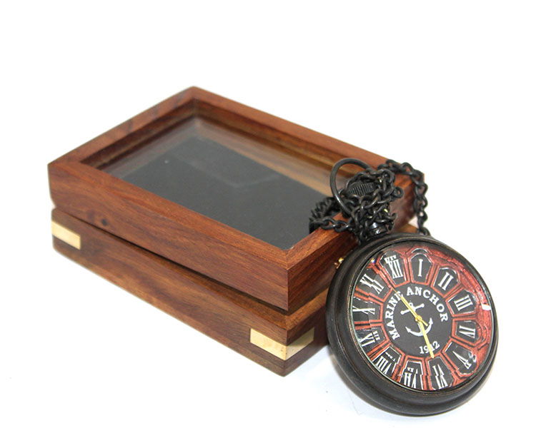 Wooden Boxed Watch NI4341G