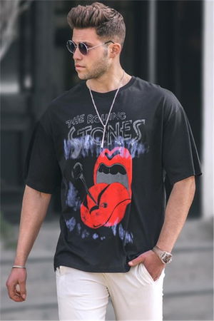 Männer-T-Shirt - Schwarz 302000